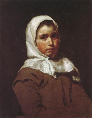 Diego Velazquez Portrait d'une Jeune paysanne (df02) oil painting image